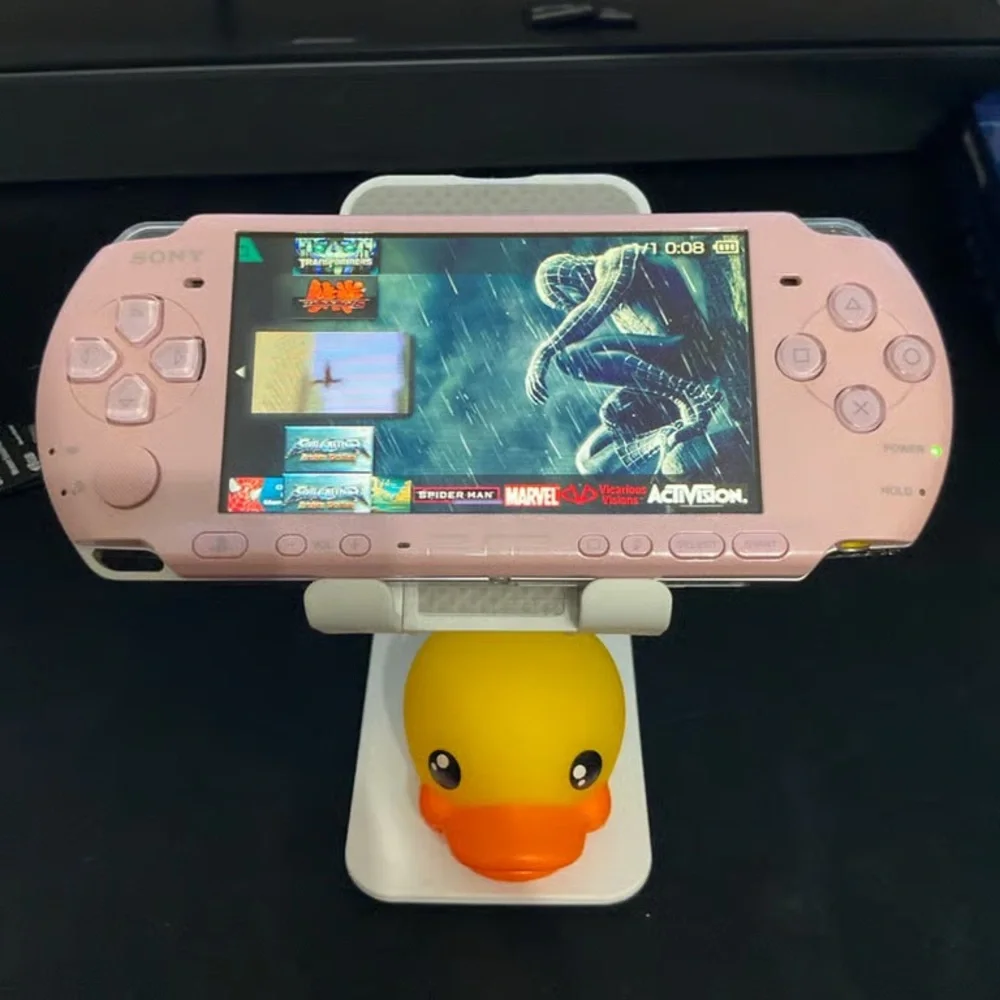 Sony Handheld Console in Soft Pink